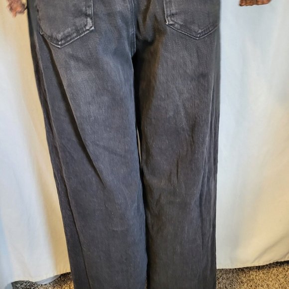 Jessica Simpson Women's Black High Rise Relaxed Wide Straight Jeans Size 29 NWT - Picture 7 of 7